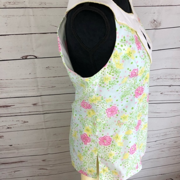 Lilly Pulitzer Sleeveless Blouse size 12 - Picture 5 of 8